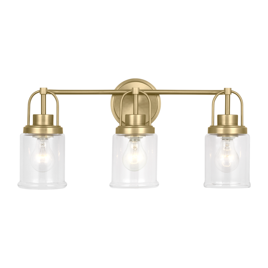 Anders Large Vanity | Satin Brass Bulb(s) Not Included