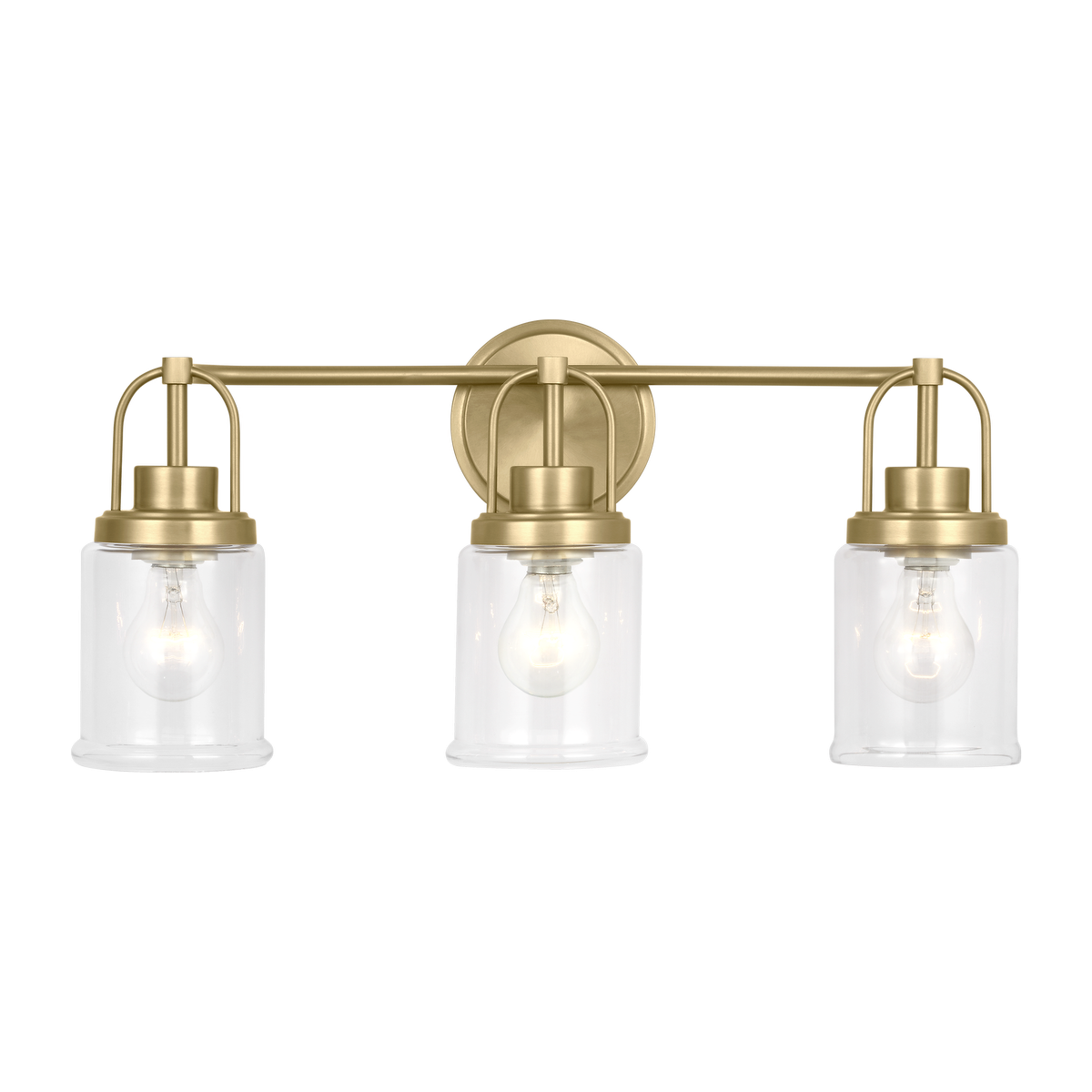 Anders Large Vanity | Satin Brass Bulb(s) Not Included