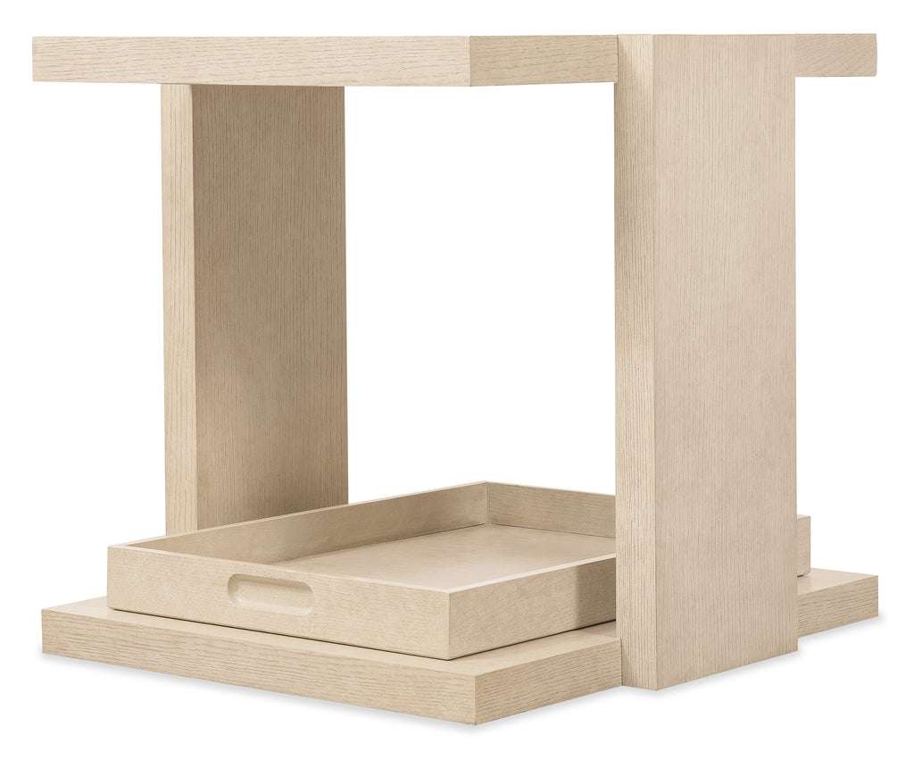 Westwood End Table | Polished Limestone