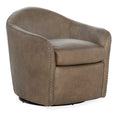 Roper Swivel Club Chair | Light Brown