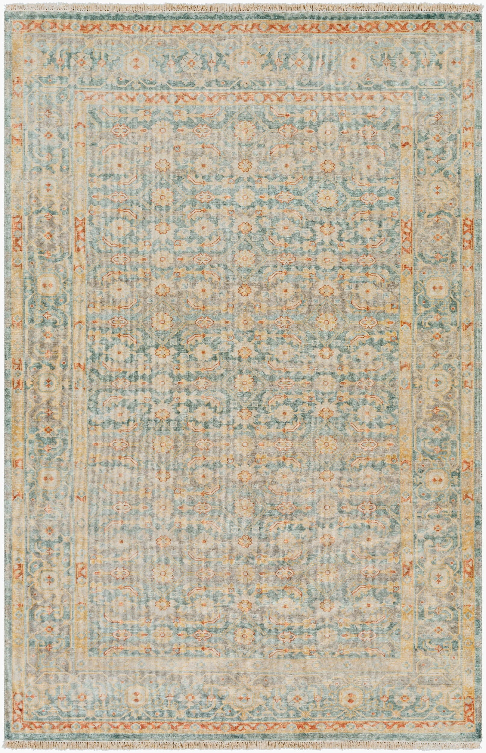 Hamadan Rug | Seafoam | HAM2302