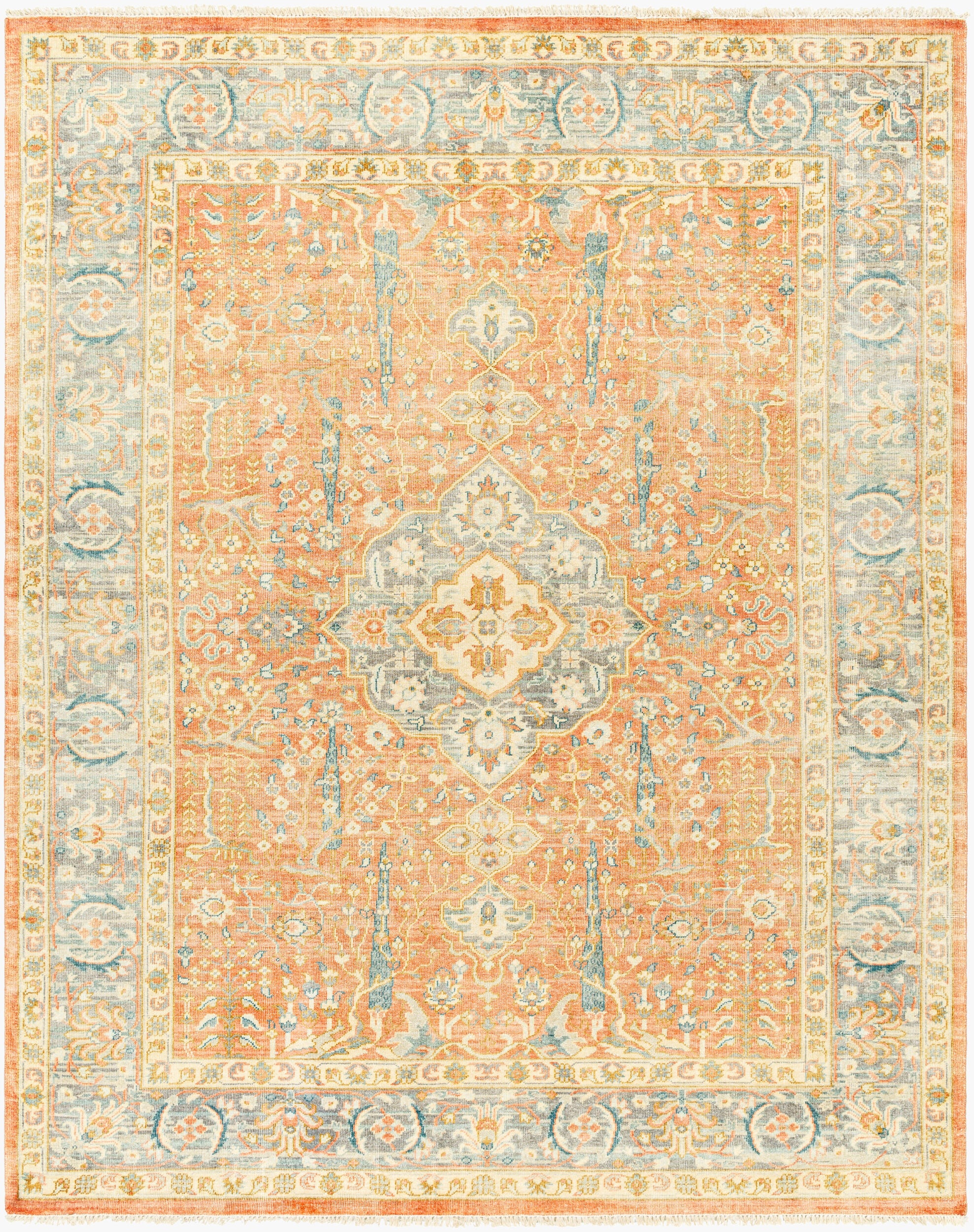 Hamadan Rug | Burnt Orange | HAM2306