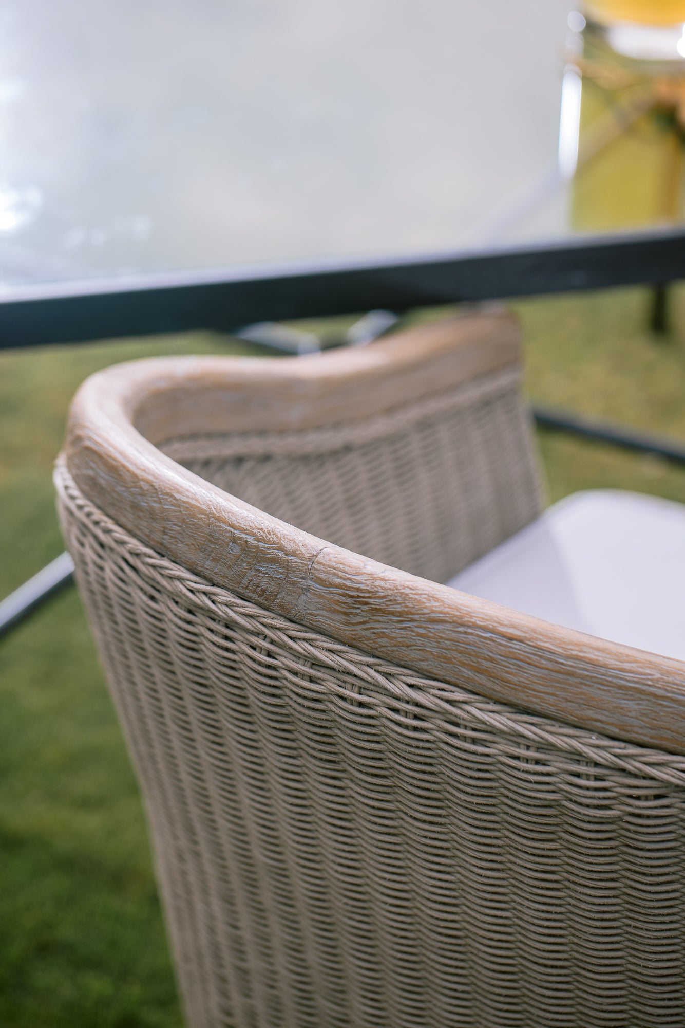 Cambria Dining Chair in Canvas Canvas w/ Self Welt