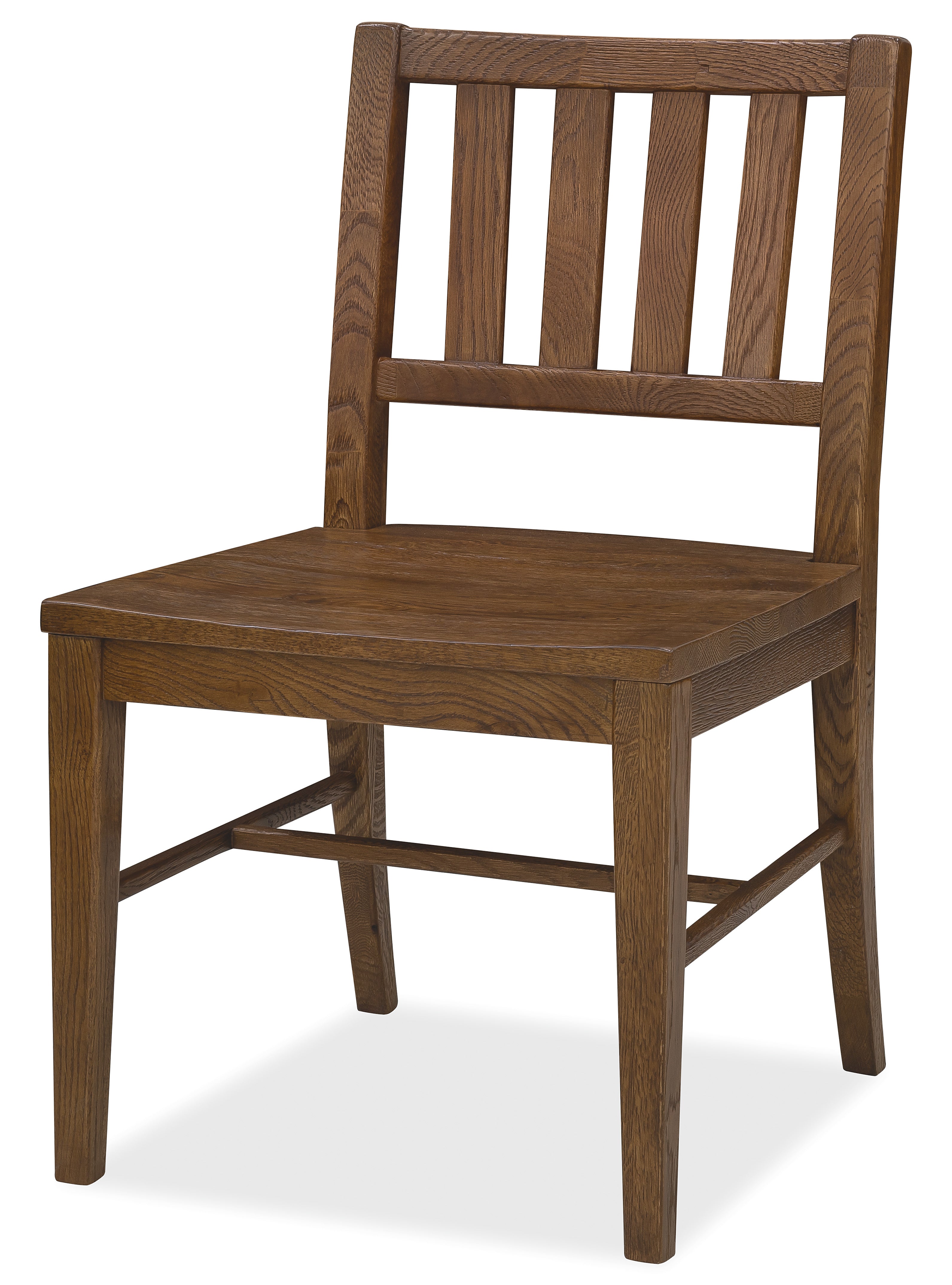 Driftwood Splatback Side Chair | Worn Saddle