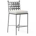 Provence Barstool in Canvas White w/ Self Welt