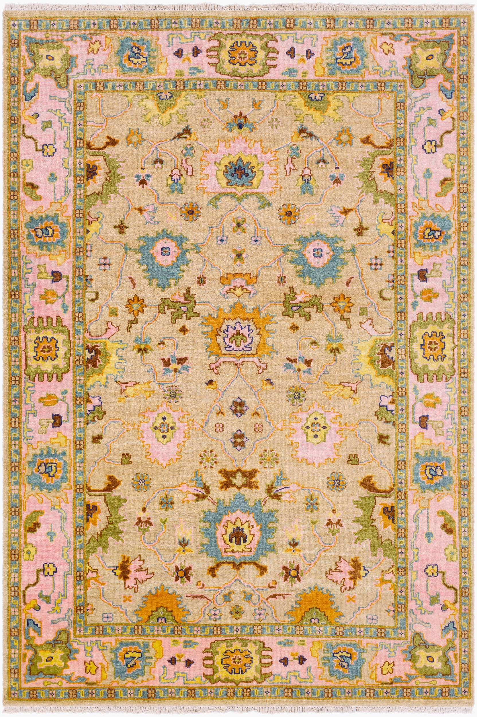 Hillcrest Rug | Dusty Pink | HIL9043