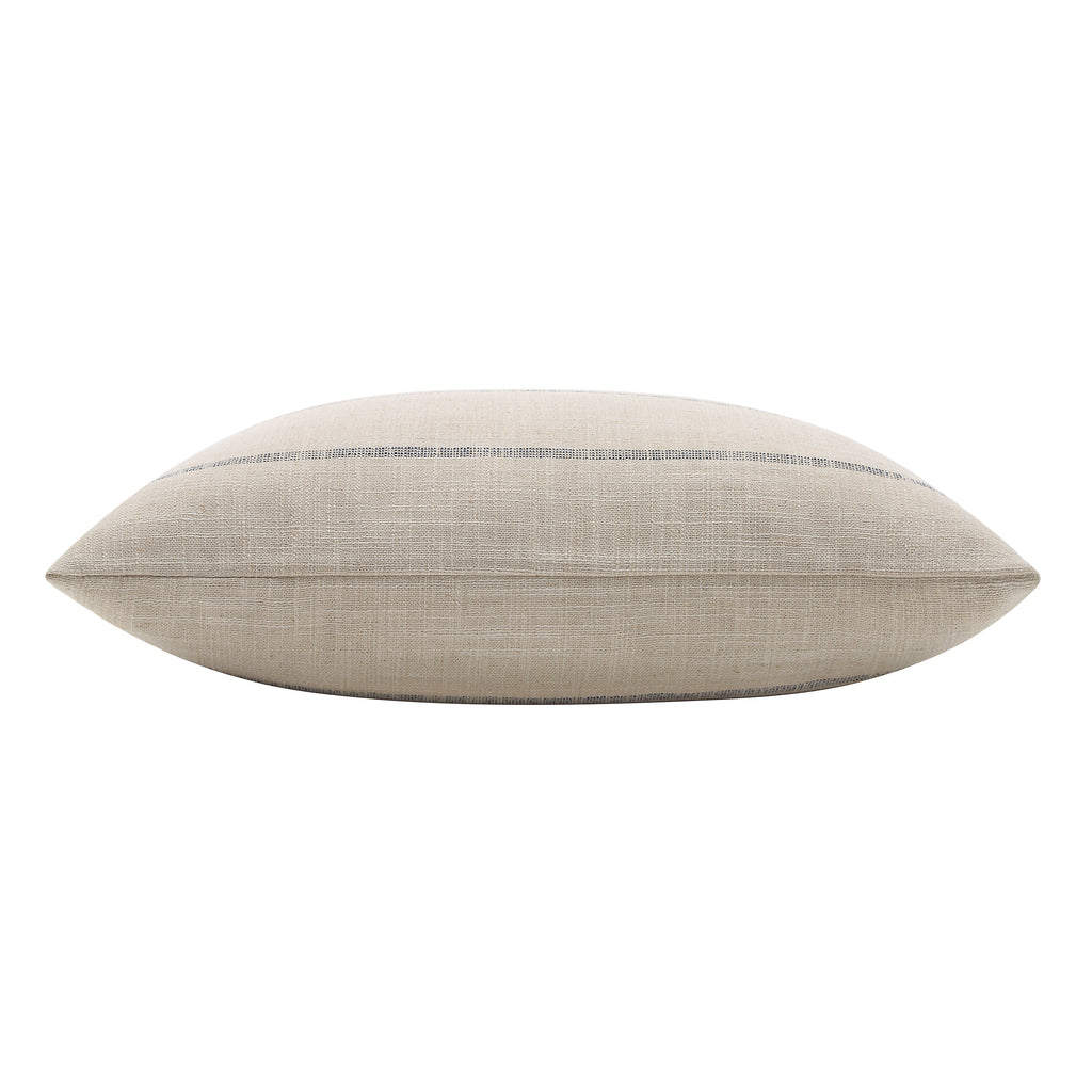 Montana Decorative Pillow | Charcoal Stripe