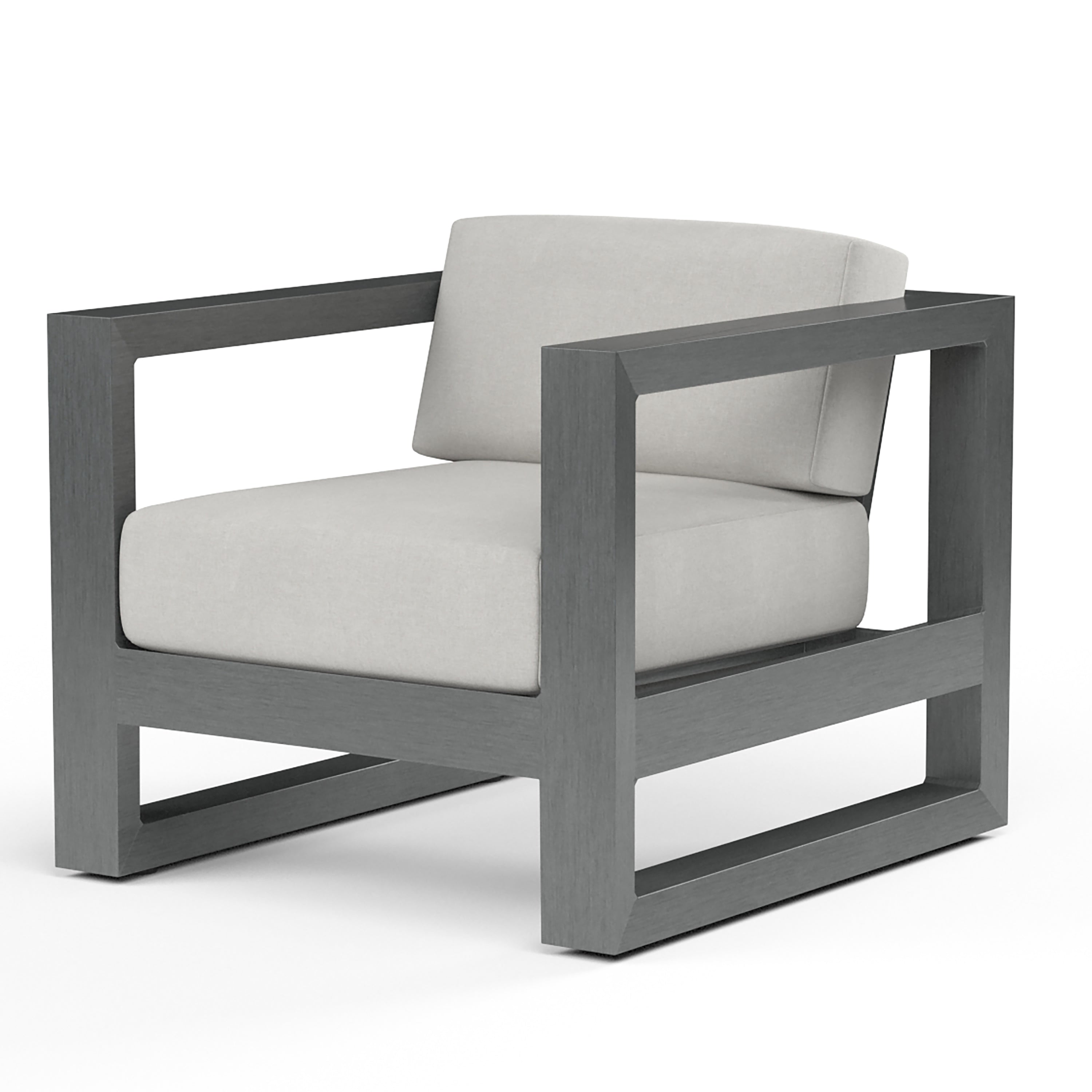 Redondo Club Chair in Cast Silver, No Welt