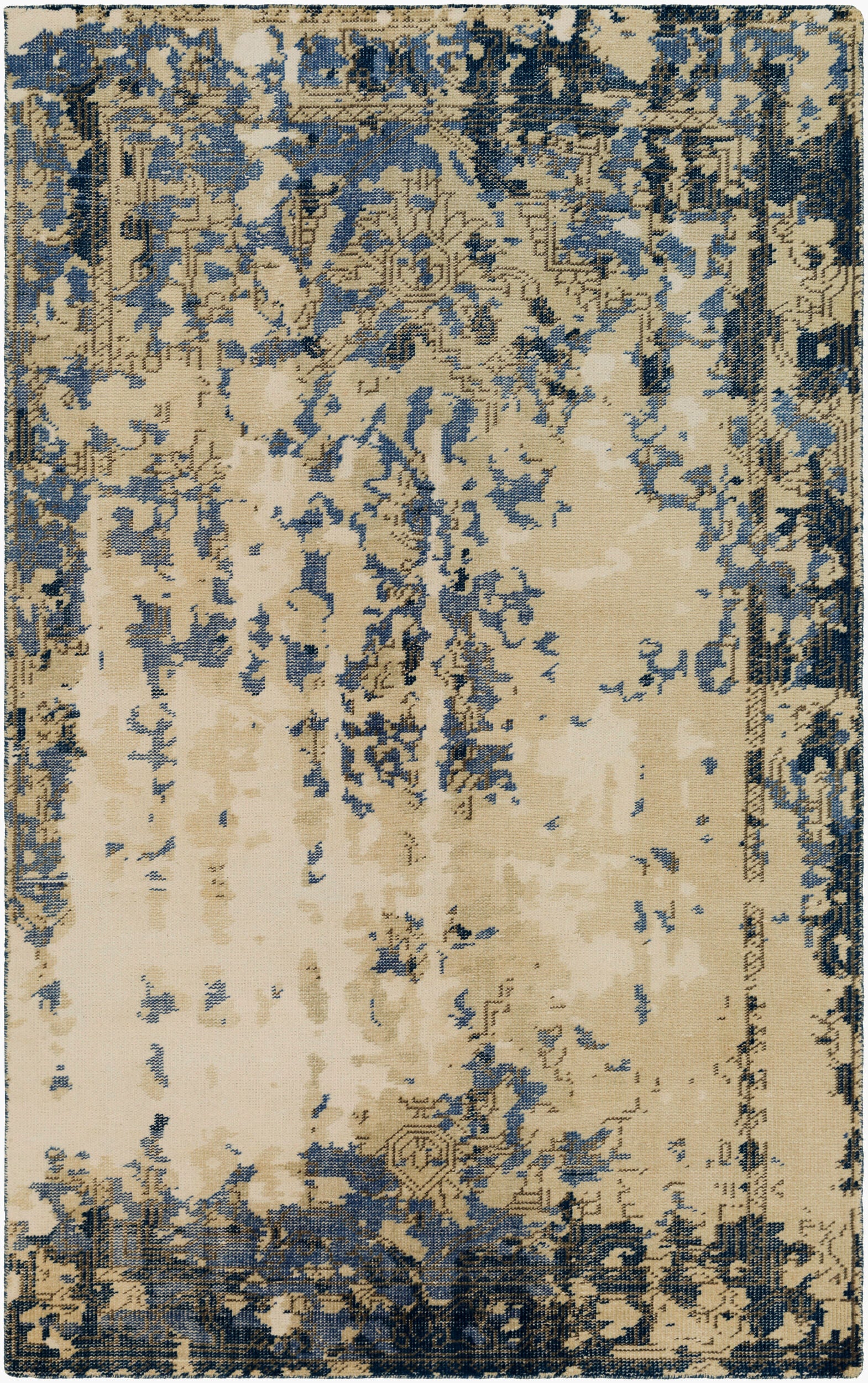 Hoboken Rug | Dark Blue | HOO1018