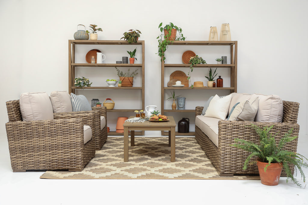Coastal Teak Rectangular Coffee Table