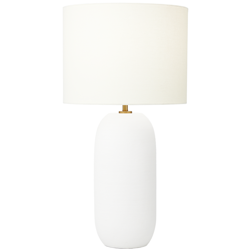 Fanny Slim Table Lamp Matte White Ceramic Bulbs Inc