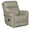 Carroll Power Recliner with Power Headrest, Lumbar & Lift | Light Grey