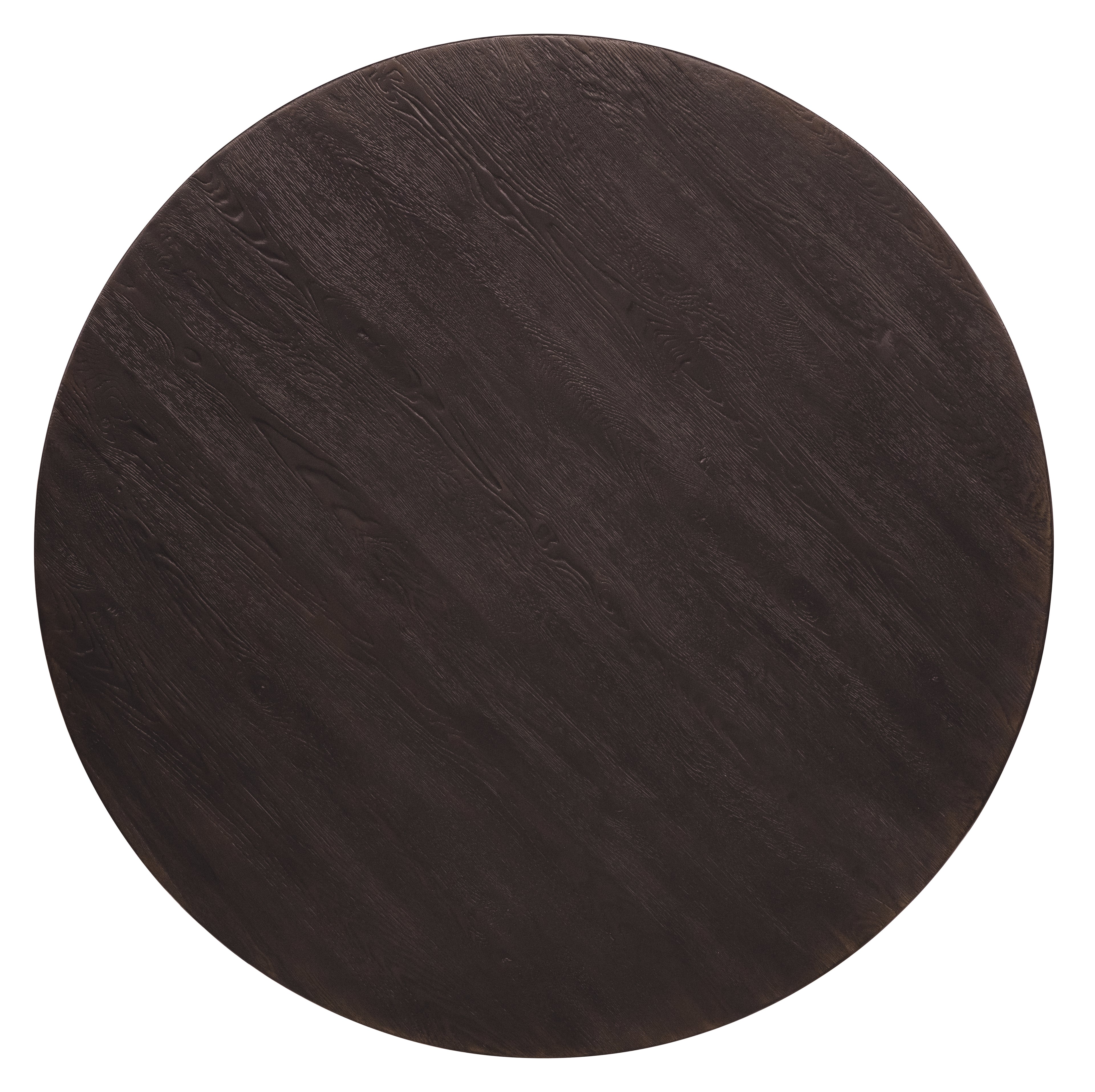Driftwood 60in Round Dining Table | Burnt Timber