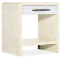Cascade One-Drawer Nightstand | Glazed Burlap
