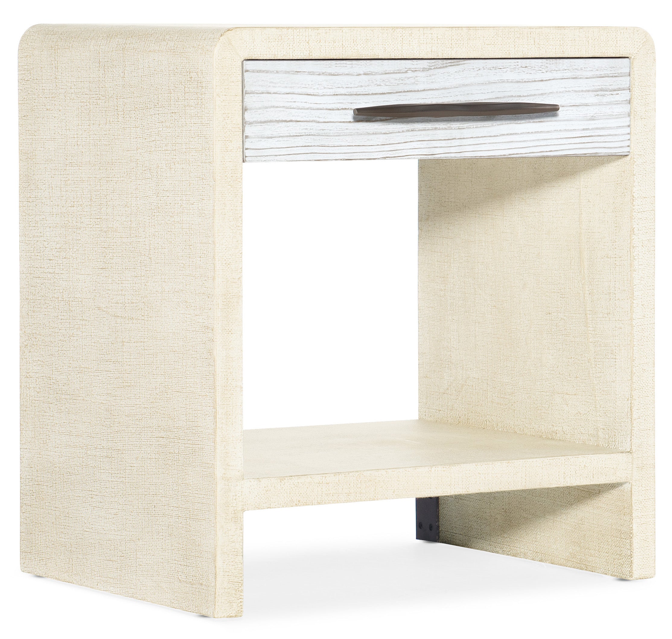 Cascade One-Drawer Nightstand | Glazed Burlap