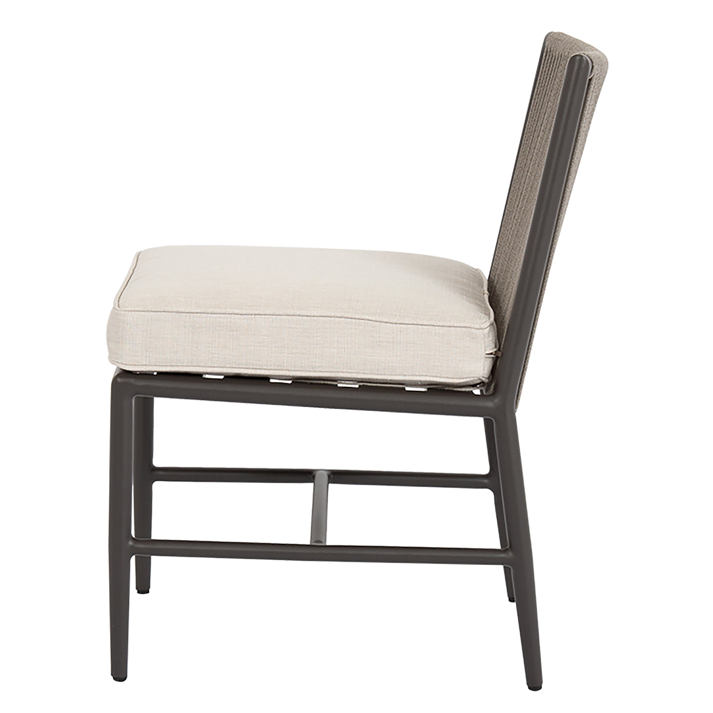 Pietra Armless Dining Chair in Echo Ash, No Welt
