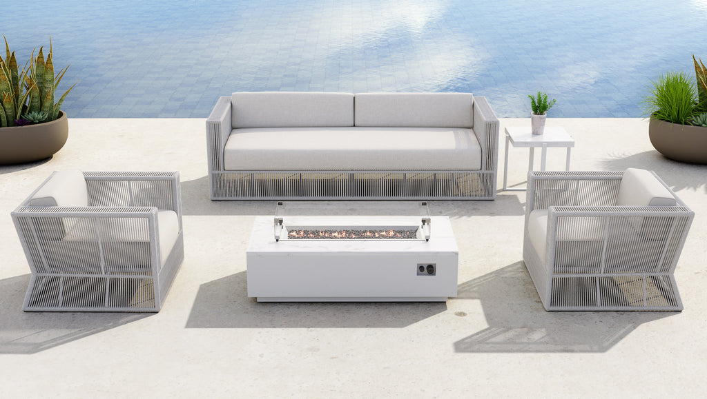 Miami Sofa in Echo Ash w/ Self Welt