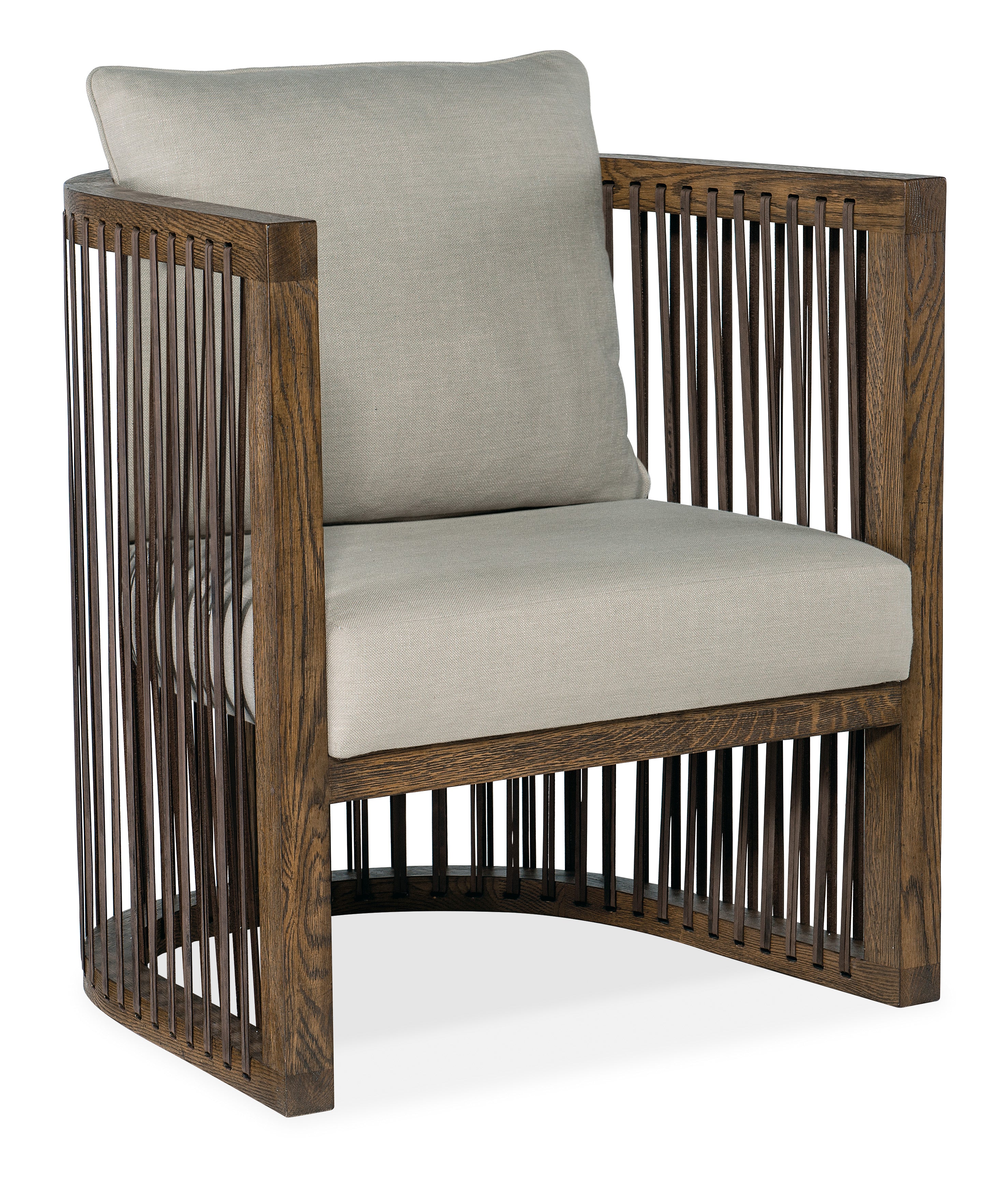 Wilde Club Chair | Brown Oak