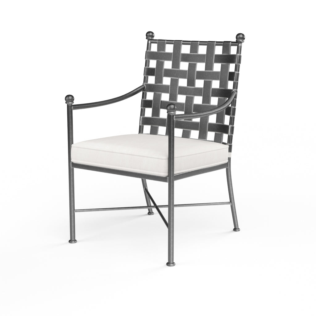 Provence Dining Chair in Canvas Flax w/ Self Welt