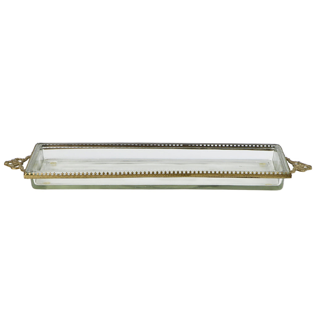 Victorian Glass Tray | Long