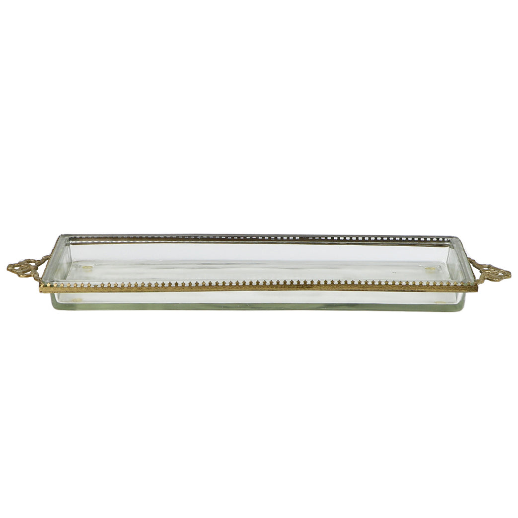 Victorian Glass Tray | Long