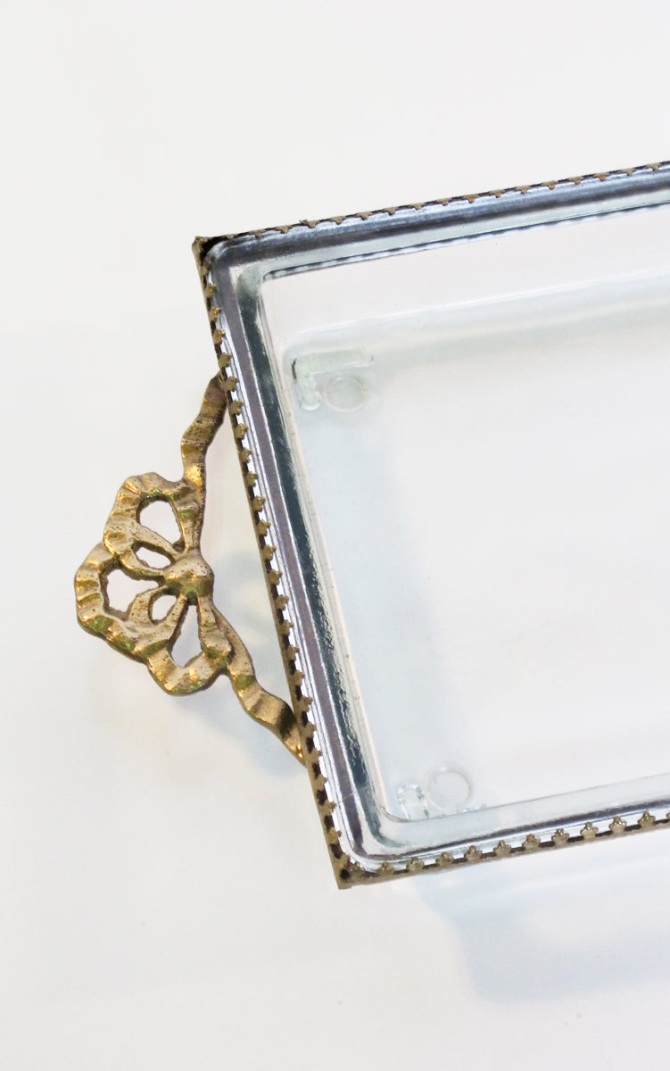 Victorian Glass Tray | Long