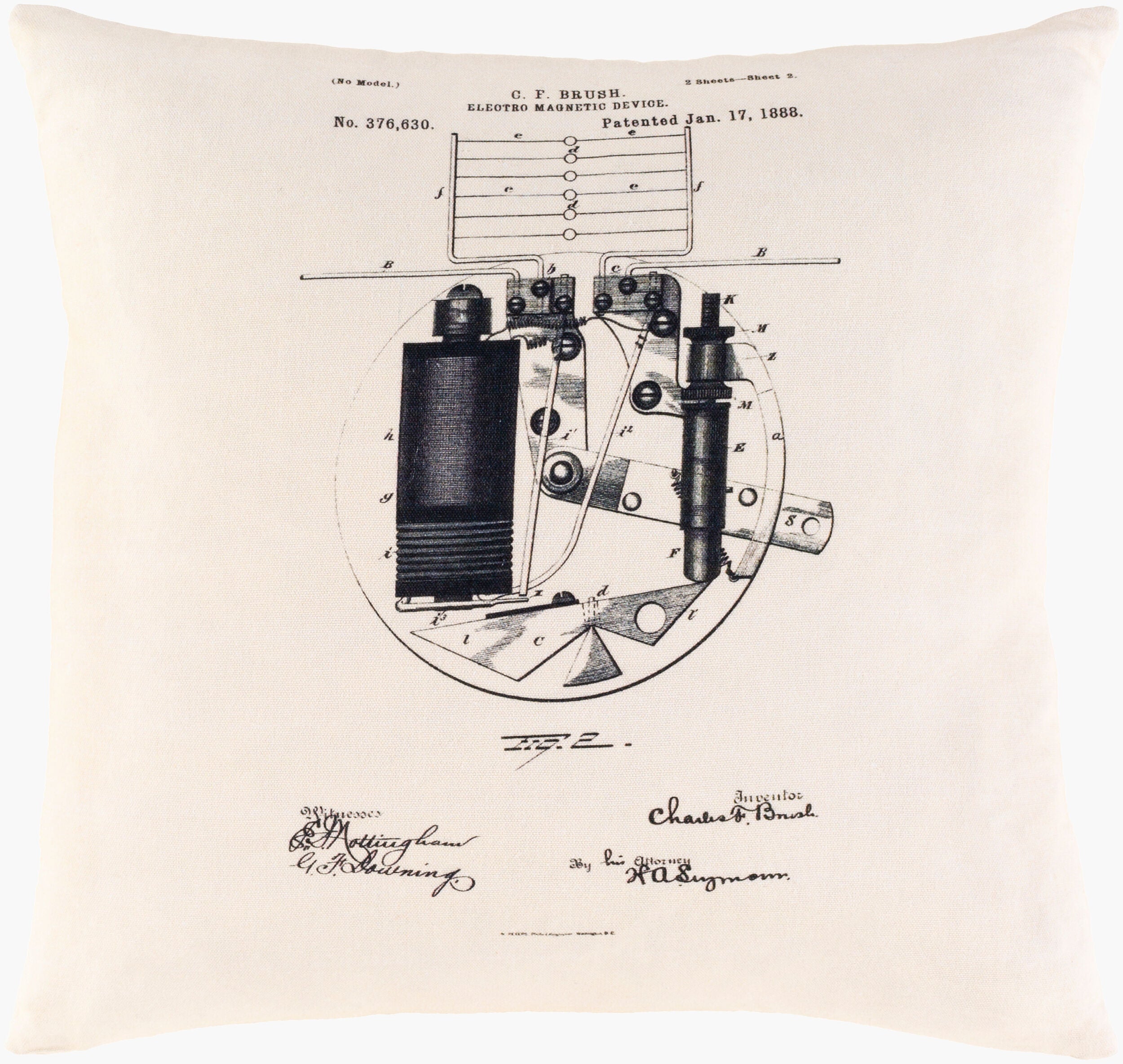 Inventors Accent Pillow | INV002