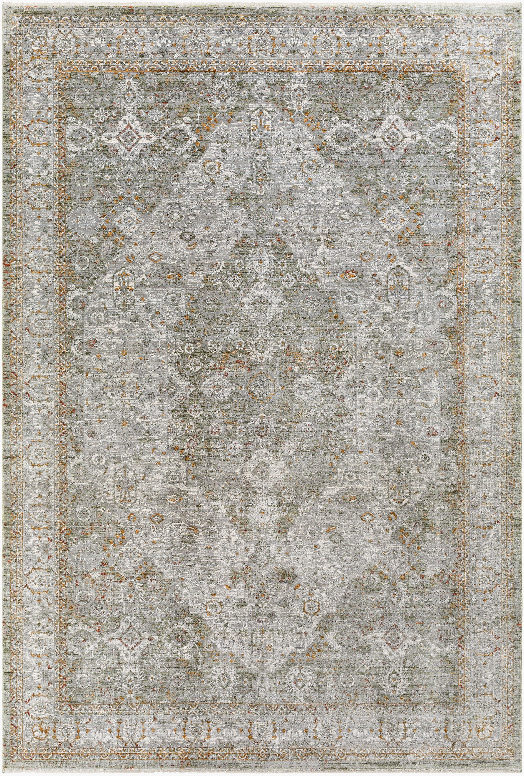 Isfahan Rug | Olive | ISF2302