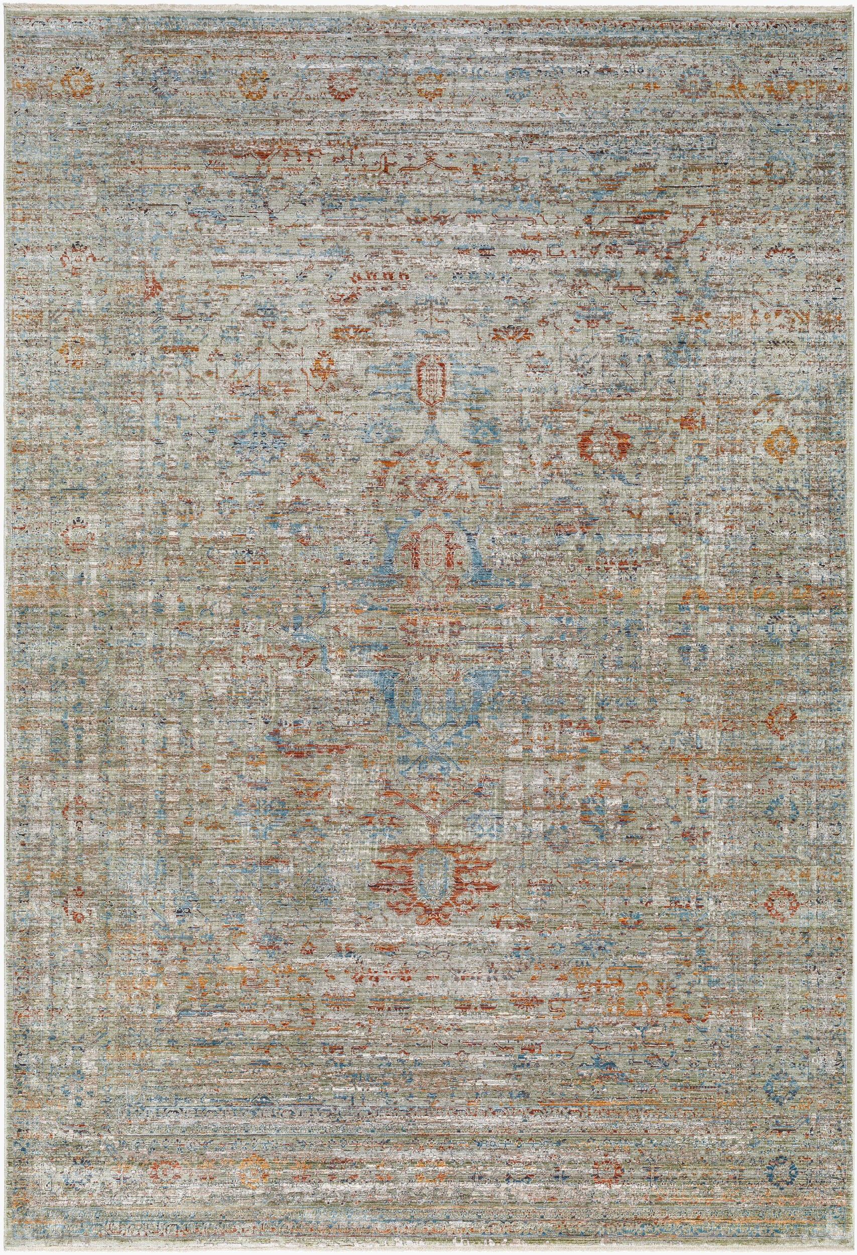Isfahan Rug | Olive | ISF2304