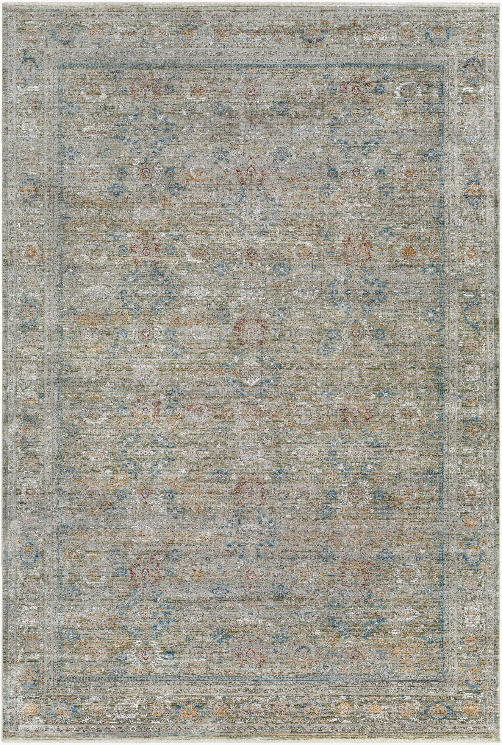 Isfahan Rug | Olive | ISF2308