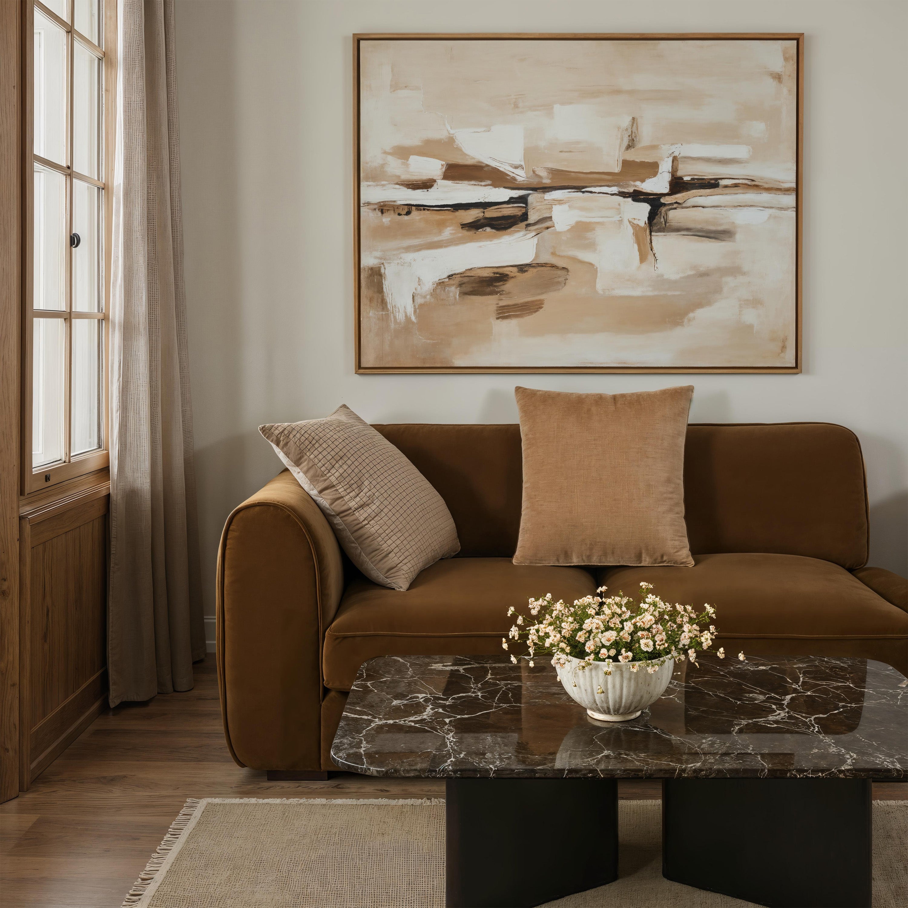 Ferro Decorative Pillow | Ochre
