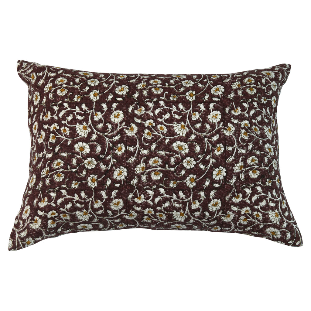 Izna Ruby on White Pillow