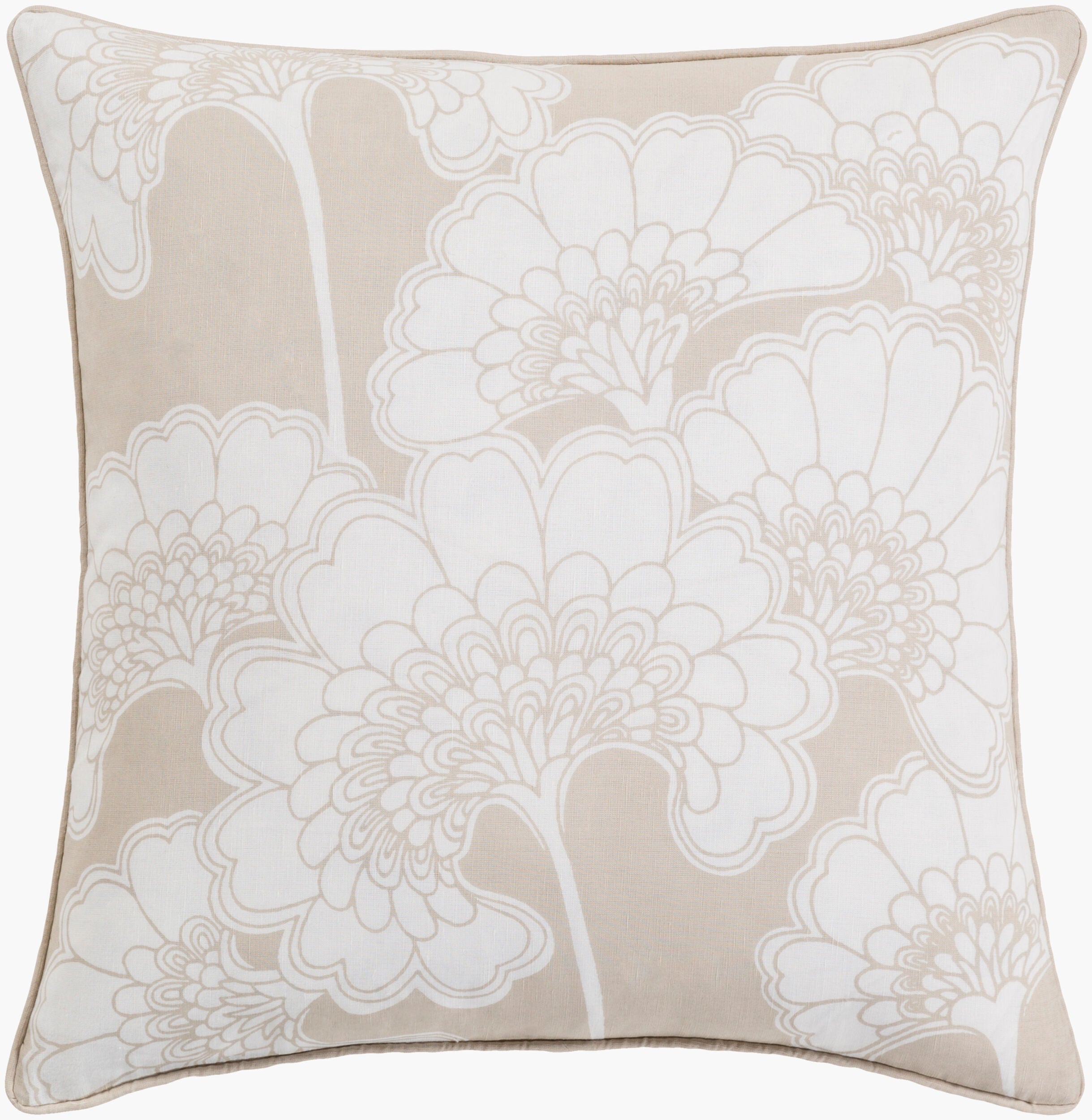 Japanese Floral Accent Pillow | JA001