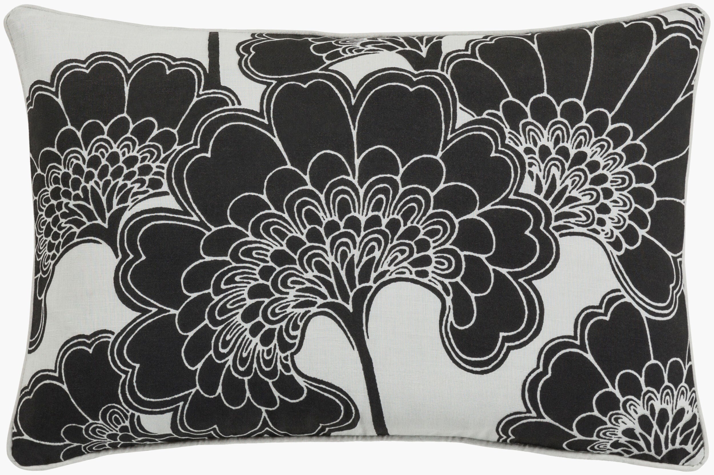 Japanese Floral Accent Pillow | JA002