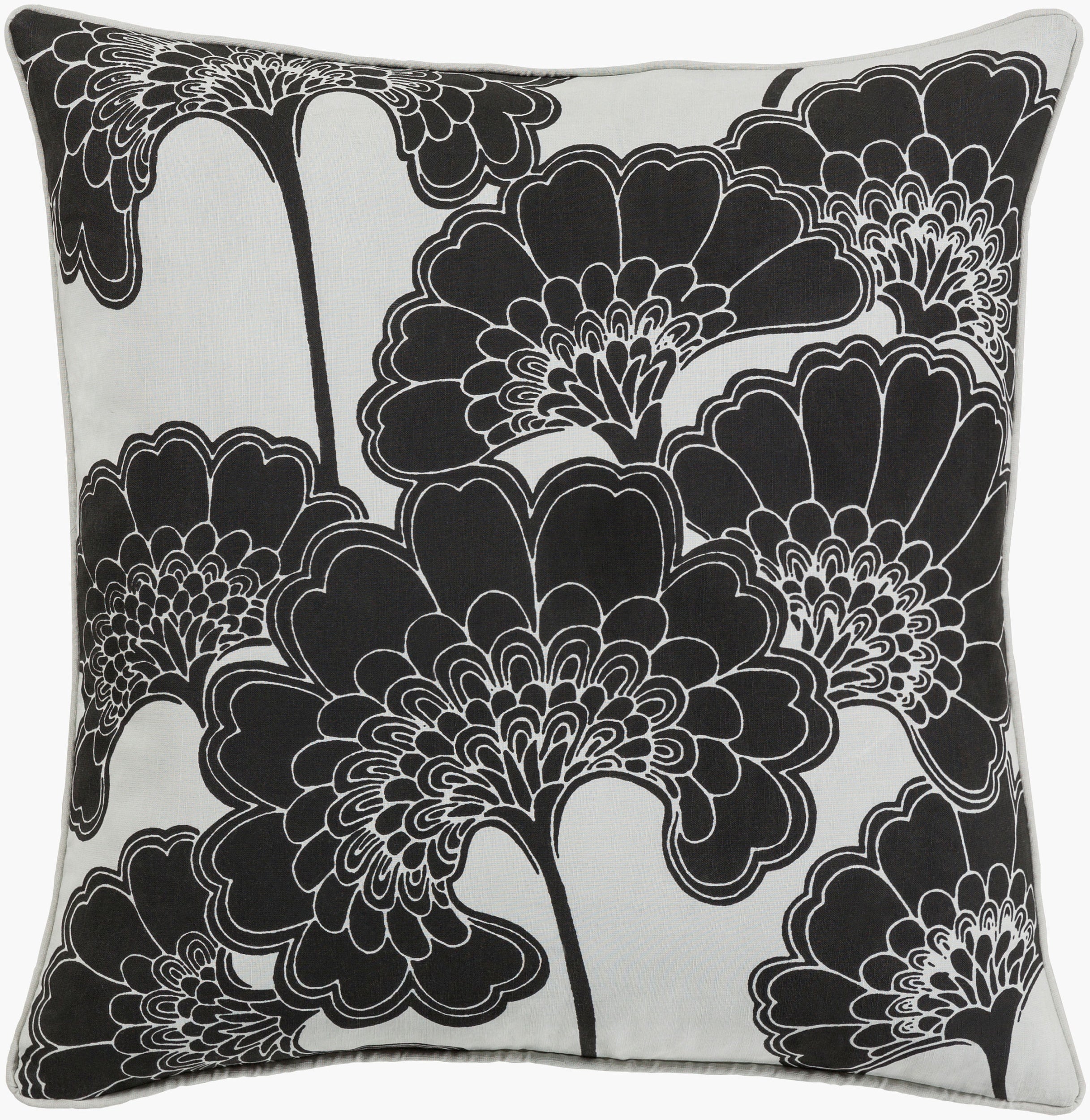 Japanese Floral Accent Pillow | JA002