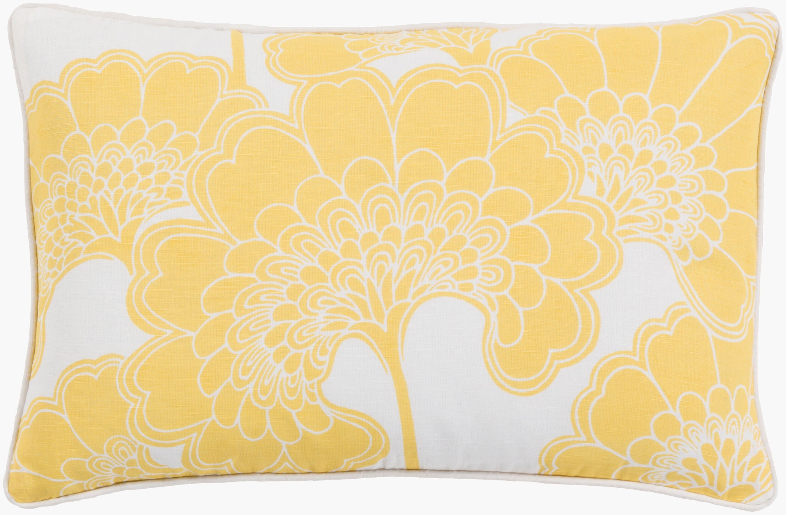 Japanese Floral Accent Pillow | JA005