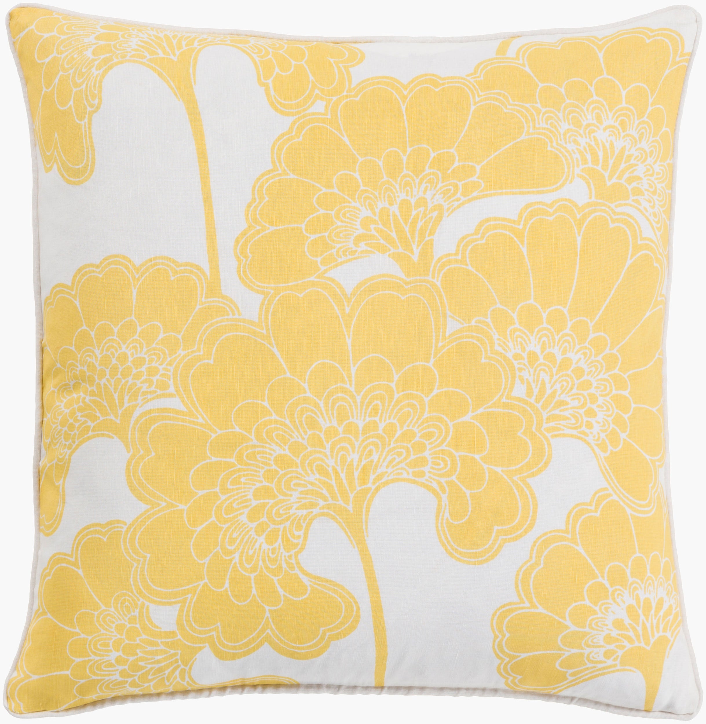 Japanese Floral Accent Pillow | JA005