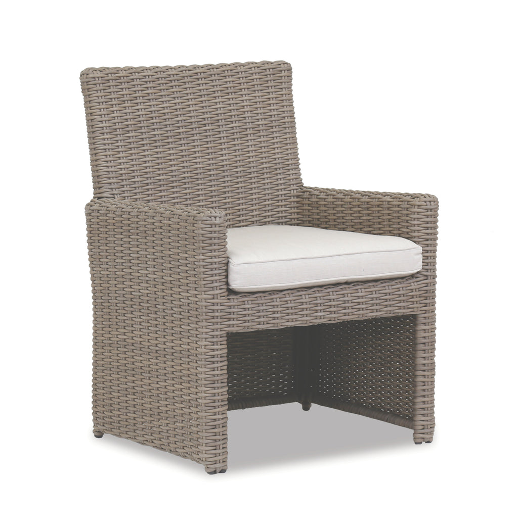 Coronado Dining Chair in Canvas Flax w/ Self Welt