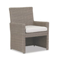 Coronado Dining Chair in Canvas Flax w/ Self Welt