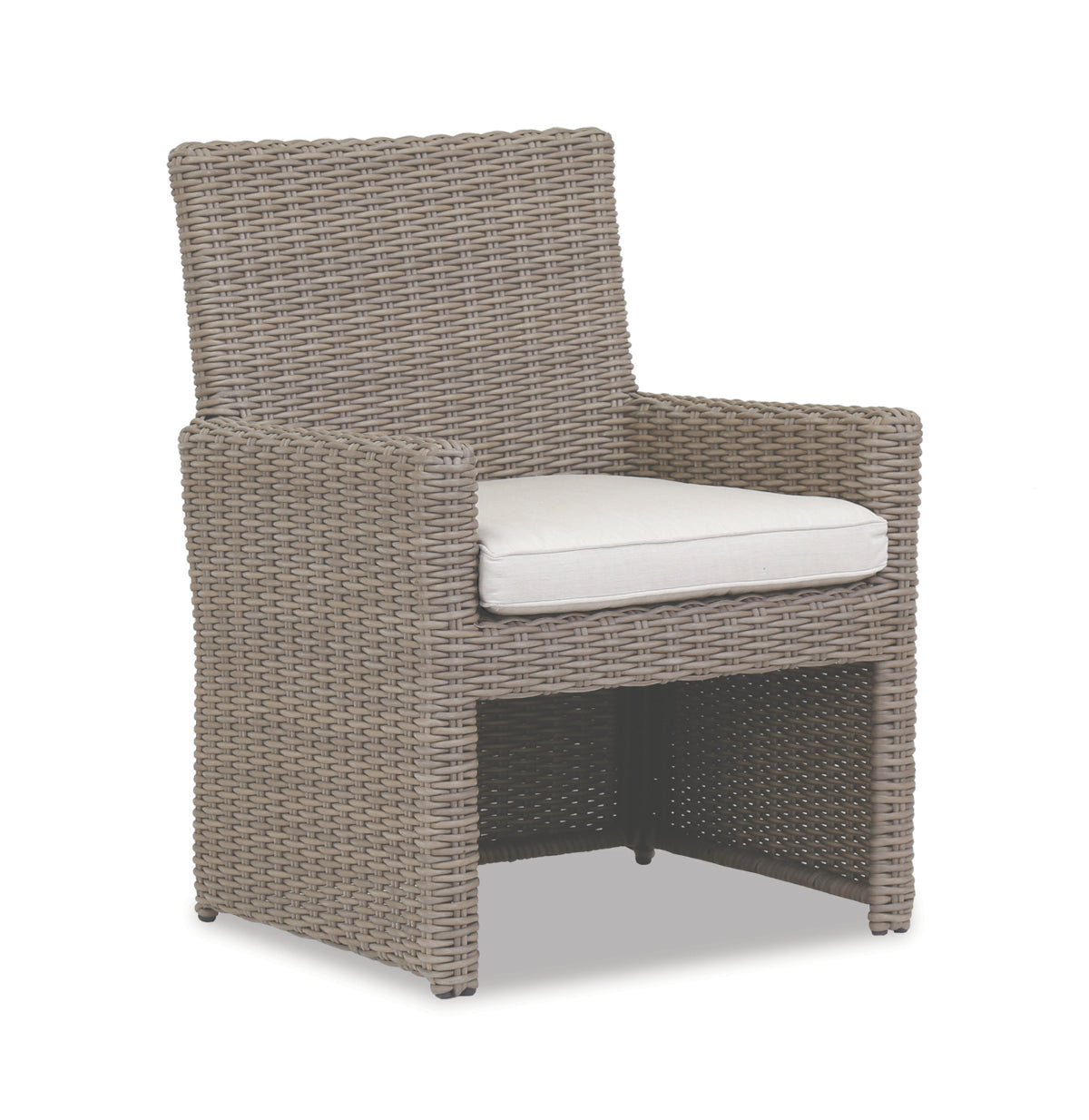 Coronado Dining Chair in Canvas Flax w/ Self Welt