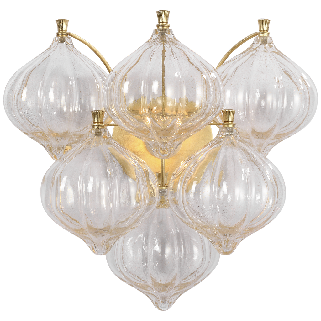 Caselli 15" Sconce | Gild | Gold Fleck Glass