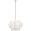 Gianna 24" Chandelier | Gild | Frosted Glass