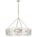 Gianna 36" Ring Chandelier | Gild | Clear Glass
