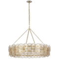 Gianna 36" Ring Chandelier | Gild | Gold Fleck Glass