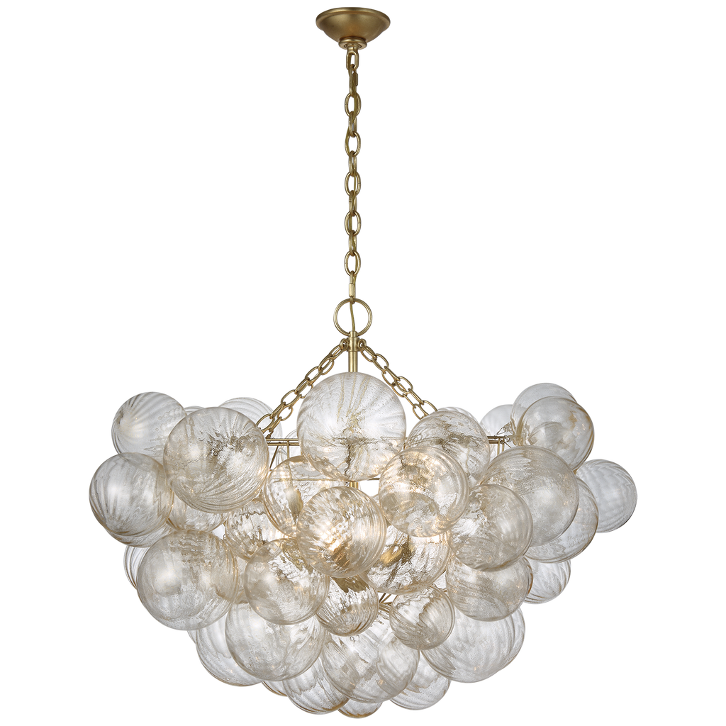Talia Large Chandelier | Gild | Gold Fleck Glass