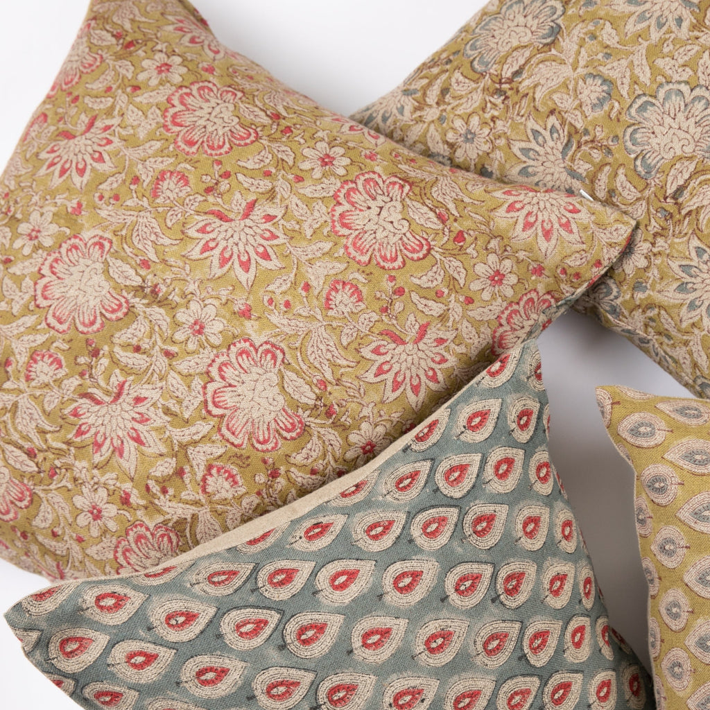 Kundan Ruby Pillow