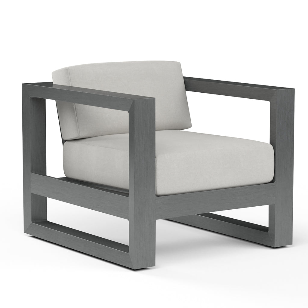 Redondo Club Chair in Cast Silver, No Welt