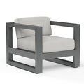 Redondo Club Chair in Cast Silver, No Welt