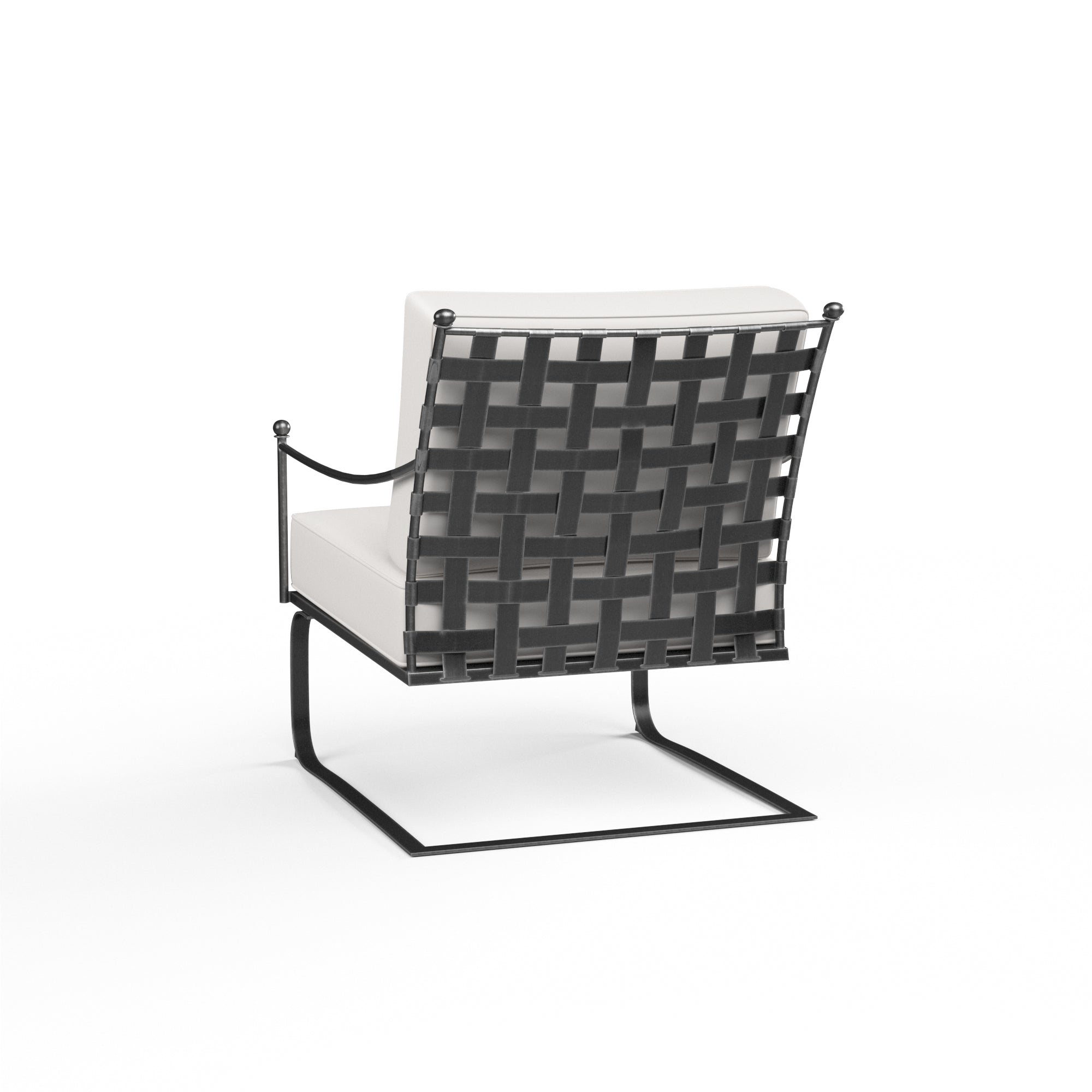 Provence Club Rocker in Canvas White w/ Self Welt
