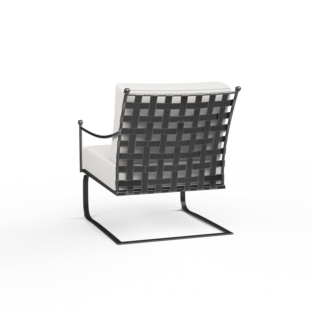 Provence Club Rocker in Canvas Flax w/ Self Welt